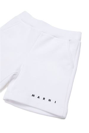 bermuda in cotone bianco MARNI KIDS | M01666M00V00M100